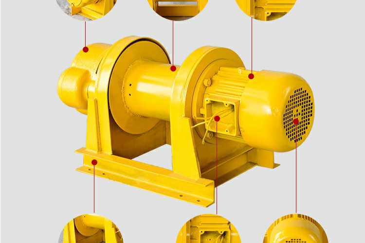 重型卷扬机 380v1吨2t3t5t10t电动葫芦多功能提升机船用建筑定做 国标