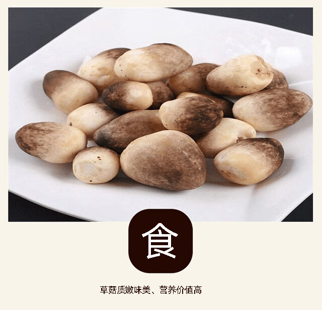 草菇干货250g福建农家自种新鲜兰花菇蘑菇香菇菌菇类干货特产