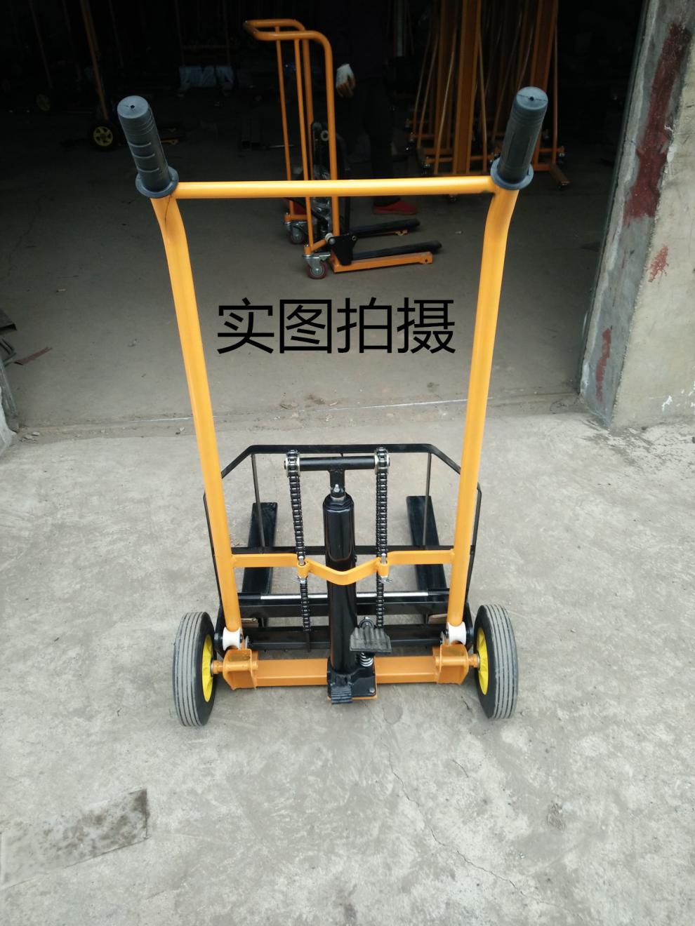 五金工具 搬运/起重设备 强极 半电动叉车1吨2吨手动液压升降机地牛