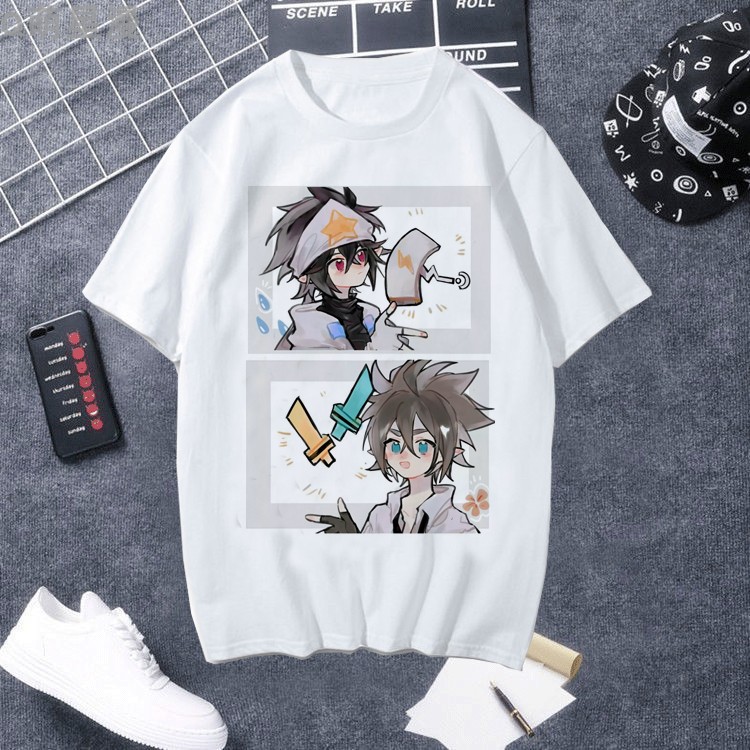 凹凸世界衣服夏季动漫t恤雷狮凯莉安迷修二次元周边男女衣服儿童短袖