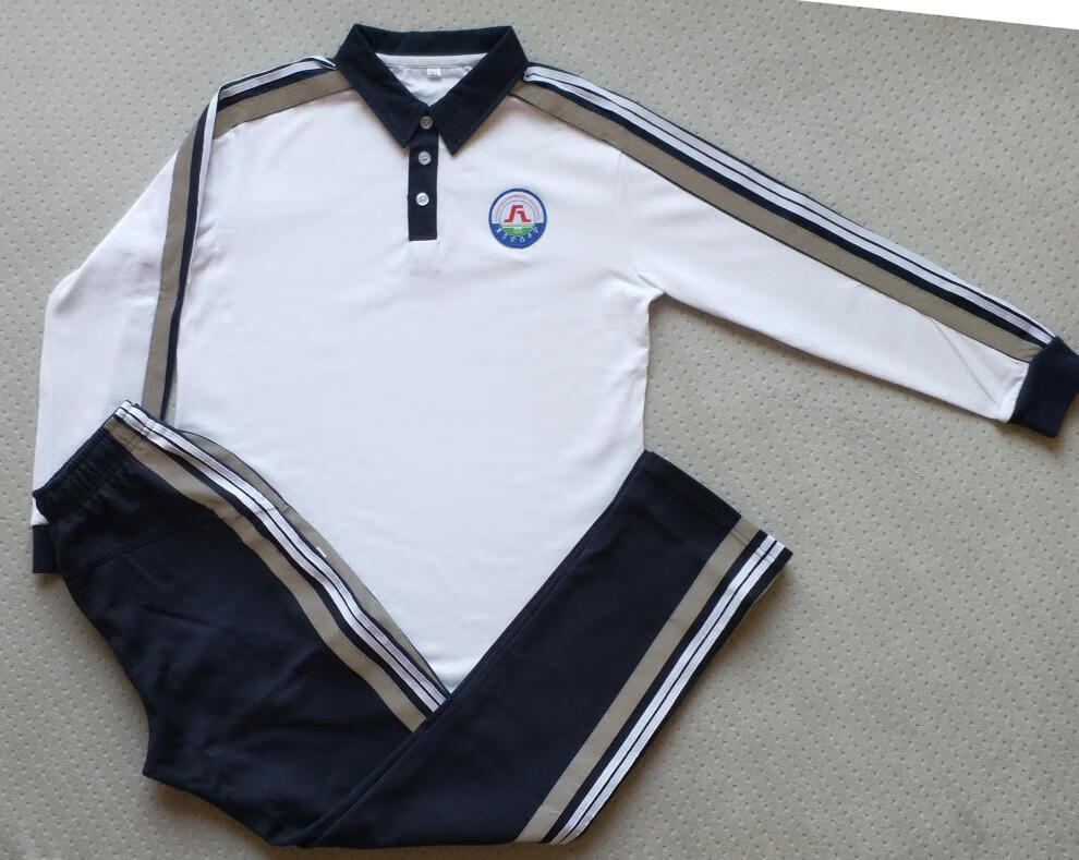 东莞实验中学校服东莞中学高中全市统一校服莞菁青叶子质量运动实验男