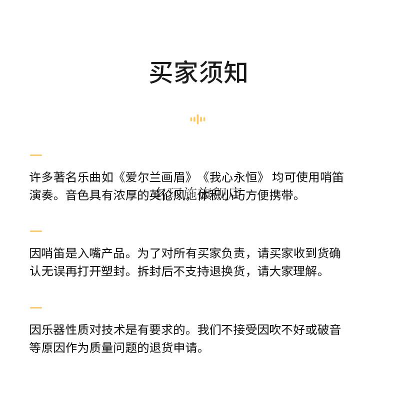 爱尔兰哨笛苏萨特品牌naomi爱尔兰哨笛初学者入门款六孔竖笛c调d调