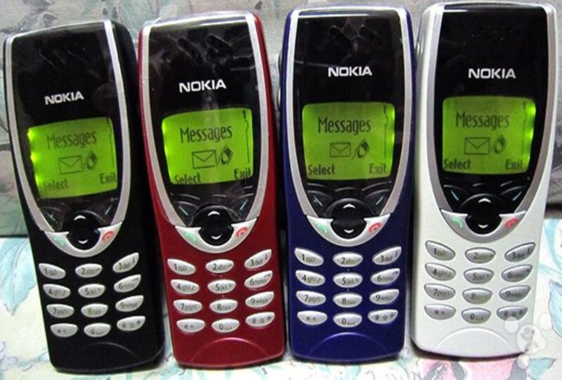 nokia诺基亚8210直板按键黄屏手机经典怀旧收藏老款机老人学生银色套2