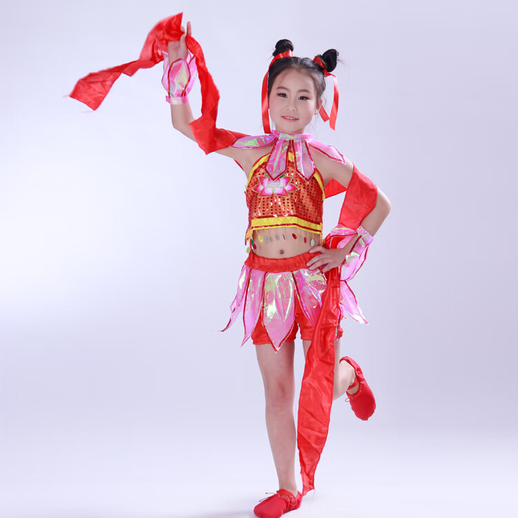 元旦儿童红孩儿演出服装男哪吒闹海衣服cos幼儿园舞蹈