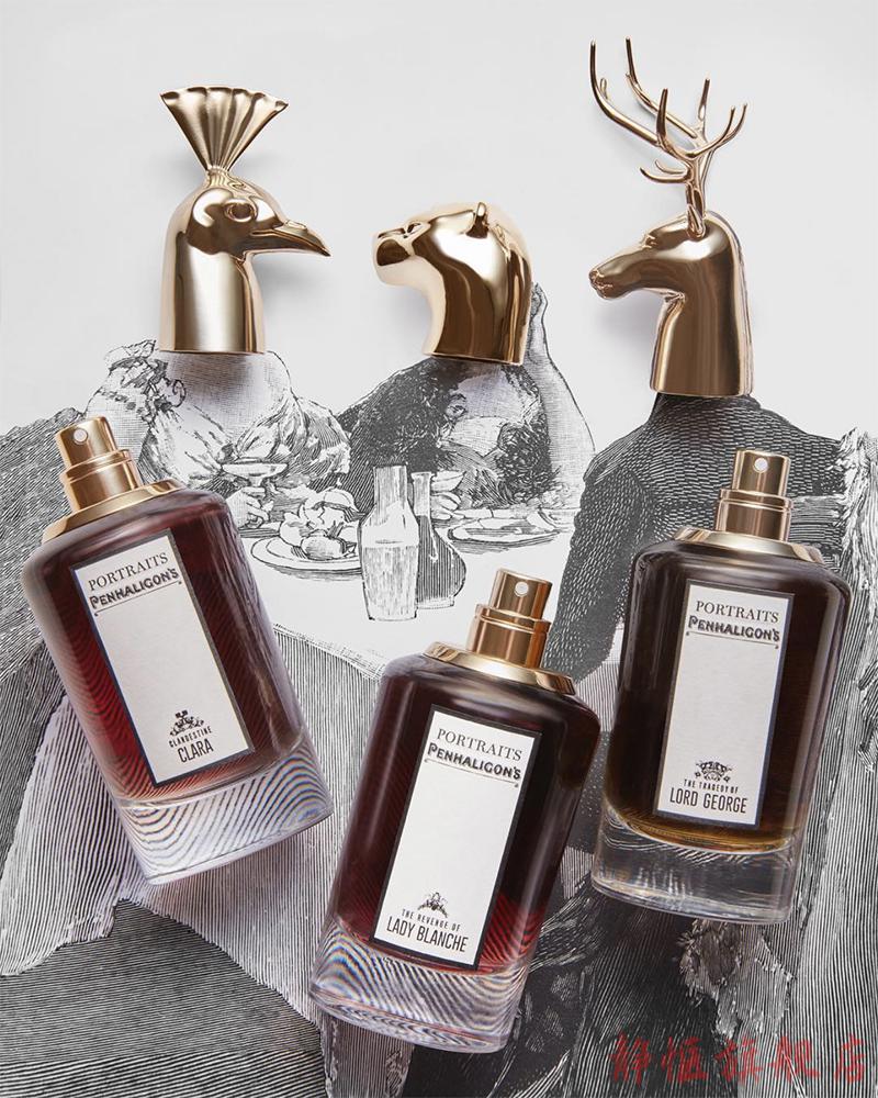 penhaligons潘海利根兽首香水麋鹿狐狸猎犬鹦鹉麻雀清新淡香送礼送