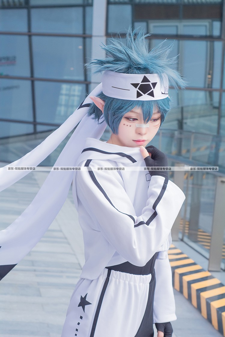 2018 凹凸世界cos服雷狮 套娃安雷人设太太套娃男女运动服 假发 xl_ 2