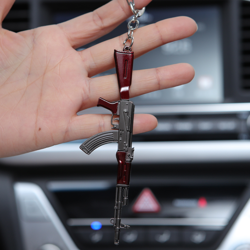 绝地求生吃鸡周边三级头盔平底锅背包98k钥匙扣挂件