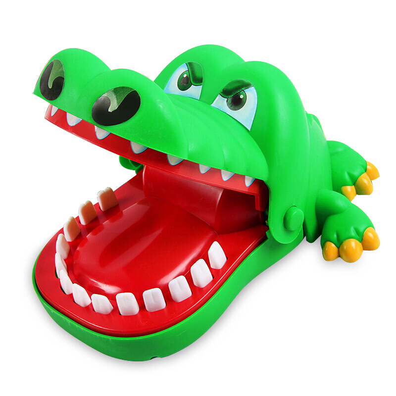 抖音同款创意减压发泄玩具 咬手鲨鱼 咬人电动