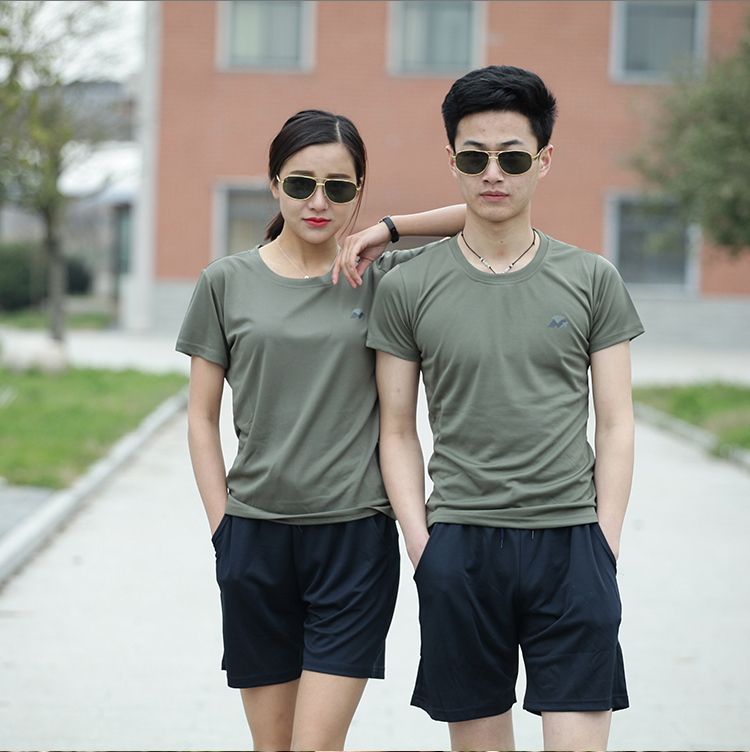 夏季体能服迷彩套装男女特种兵军迷军装儿童户外作训服短袖体能裤