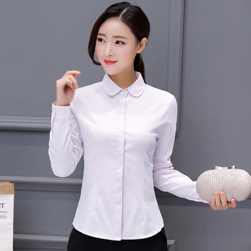 2018新款女士打底衫职业装衬衫