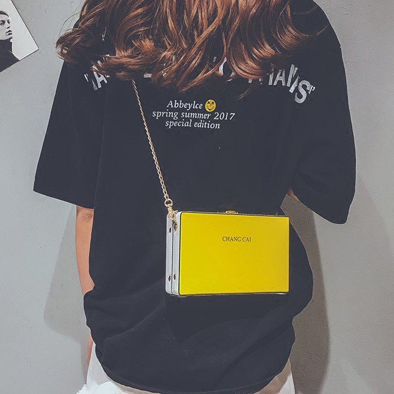 VTOUR 女包新品单肩包女韩版简约小方包-时时淘