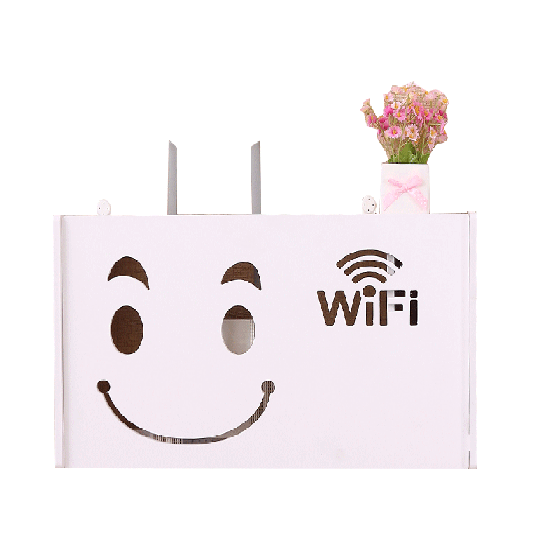 无线路由器收纳盒壁挂WiFi置物架机顶盒架子