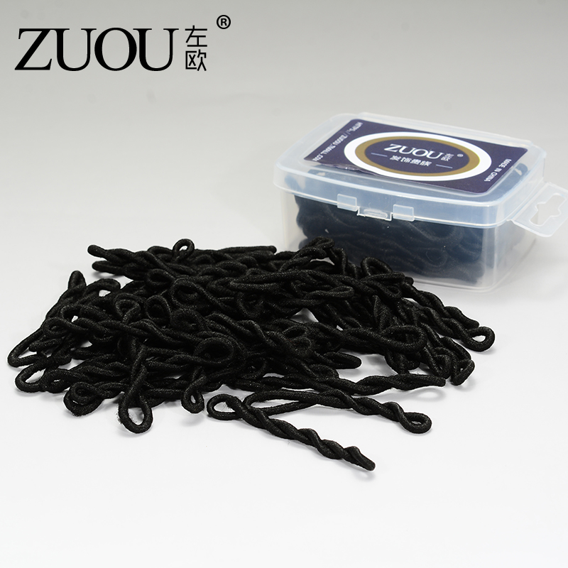 收纳盒装扎发头皮筋头绳发圈