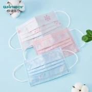 Robust Winner children's size masks 30pcs/bag individually packaged disposable dust-proof and flower-proof masks powder powder rabbit