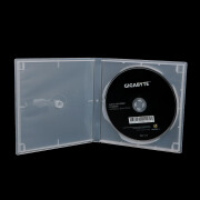Guten Morgen ch10 extra dicke Disc-Box transparente quadratische Disc-Tasche einseitige Hartplastik-Schutzhülle CD-DVD-Disc-Aufbewahrungsbox steckbare Abdeckung