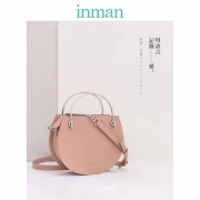 Yinman महिलाओं के बैग वसंत और शरद ऋतु नए कंगन आधा दौर बैग हैंडबैग चंचल खोल चेन बैग [6891030021] प्रकाश धुआं पाउडर