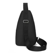 LIORGEOR single shoulder bag men's and women's messenger bag small backpack K737 black