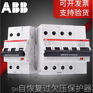 ABB self-resetting over-voltage and under-voltage protector, home main switch SH201 NA ARVP original 63A 4p 
ABB self-resetting over-voltage and under-voltage protector, home main switch SH201 NA ARVP original 63A 4p