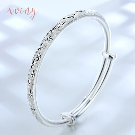 The only gypsophila silver bracelet women 9999 pure silver bracelet fashion jewelry ladies young jewelry couple birthday gift bracelet for girlfriend and wife with certificate gift box 301g The only gypsophila silver bracelet women 9999 pure silver bracelet fashion jewelry ladies young jewelry couple birthday gift bracelet for girlfriend and wife with certificate gift box 301g