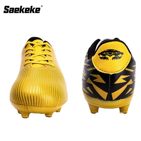 Saekeke Saekeke soccer shoes men's adult AG spikes training game shoes children and teenagers middle school students campus football club natural lawn golden size 39 is one size larger Saekeke Saekeke soccer shoes men's adult AG spikes training game shoes children and teenagers middle school students campus football club natural lawn golden size 39 is one size larger