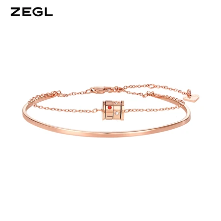 ZEGL designer double-layer small waist bracelet girls summer simple niche bracelet light luxury girlfriend hand jewelry fashion Valentine's Day gift for girlfriend birthday gift love turning small waist bracelet + white gift box can be used to write greeting cards ZEGL designer double-layer small waist bracelet girls summer simple niche bracelet light luxury girlfriend hand jewelry fashion Valentine's Day gift for girlfriend birthday gift love turning small waist bracelet + white gift box can be used to write greeting cards