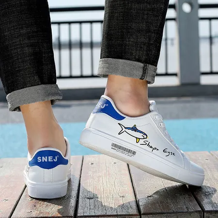 Men's white sneakers without laces pasted small white shoes sneakers men's casual shoes men's shoes 2022 new trend spring sports men's small white shoes all-match handsome shoes white and black H17H 36 Men's white sneakers without laces pasted small white shoes sneakers men's casual shoes men's shoes 2022 new trend spring sports men's small white shoes all-match handsome shoes white and black H17H 36