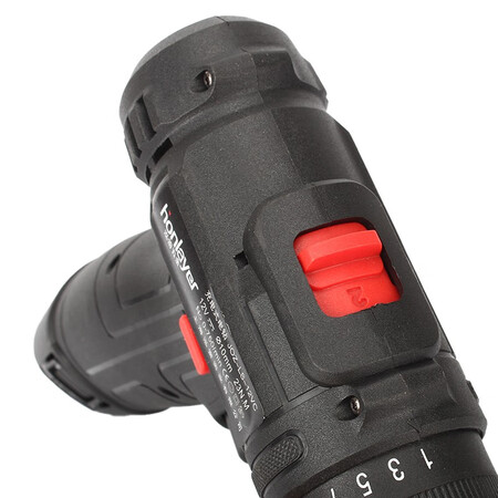 Honglei hand drill 12V household electric screwdriver multifunctional two-speed lithium electric drill Honglei hand drill 12V household electric screwdriver multifunctional two-speed lithium electric drill