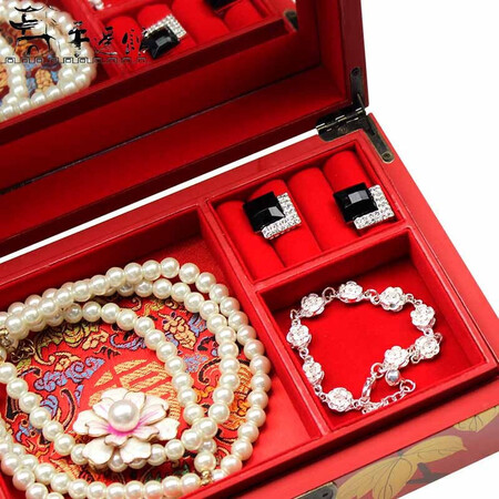 Nine-color jiucai jewelry box Pingyao push light lacquerware March 8th Women’s Day gift handmade collection Push light lacquer jewelry box Shanxi specialty red plum blossom Nine-color jiucai jewelry box Pingyao push light lacquerware March 8th Women’s Day gift handmade collection Push light lacquer jewelry box Shanxi specialty red plum blossom