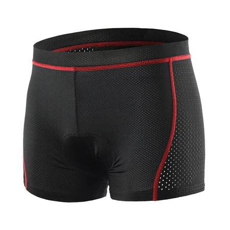 Cavalry cycling underwear shorts riding suit male and female silicone cushion breathable quick-drying mountain bike road bike pants seat cushion equipment black XL size Cavalry cycling underwear shorts riding suit male and female silicone cushion breathable quick-drying mountain bike road bike pants seat cushion equipment black XL size
