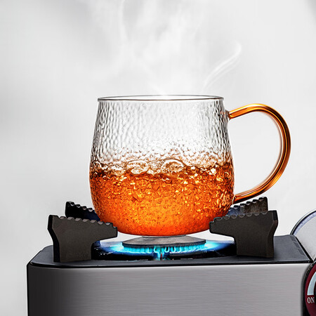 Yihu Tea YIHUTEA Hammered Teacup Glass with Handle Office with Filtered Tea Separation Cup for Men and Women Tea Cup with Lid Glass Tea Set Cup Heat-resistant Water Cup 400ml Yihu Tea YIHUTEA Hammered Teacup Glass with Handle Office with Filtered Tea Separation Cup for Men and Women Tea Cup with Lid Glass Tea Set Cup Heat-resistant Water Cup 400ml