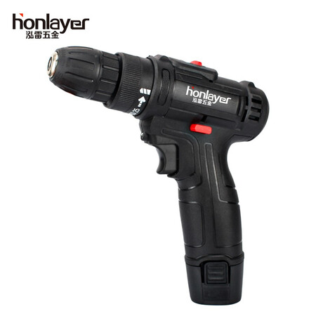 Honglei hand drill 12V household electric screwdriver multifunctional two-speed lithium electric drill Honglei hand drill 12V household electric screwdriver multifunctional two-speed lithium electric drill