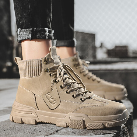 克 Male Boots Men's Shoes Autumn Winter New Leisure Shoes Men's British Wind Martin Boots Men's Thicks Handshable Shoes High Sales Shoes Male Trend Trend Trend Boots Male 2901 Sand 41 克 Male Boots Men's Shoes Autumn Winter New Leisure Shoes Men's British Wind Martin Boots Men's Thicks Handshable Shoes High Sales Shoes Male Trend Trend Trend Boots Male 2901 Sand 41