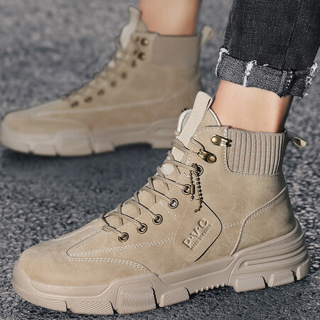 克 Male Boots Men's Shoes Autumn Winter New Leisure Shoes Men's British Wind Martin Boots Men's Thicks Handshable Shoes High Sales Shoes Male Trend Trend Trend Boots Male 2901 Sand 41 克 Male Boots Men's Shoes Autumn Winter New Leisure Shoes Men's British Wind Martin Boots Men's Thicks Handshable Shoes High Sales Shoes Male Trend Trend Trend Boots Male 2901 Sand 41