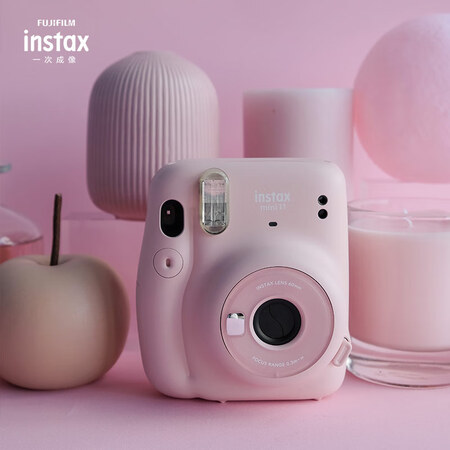Fuji instax instant instant camera mini11 red cherry pink Fuji instax instant instant camera mini11 red cherry pink