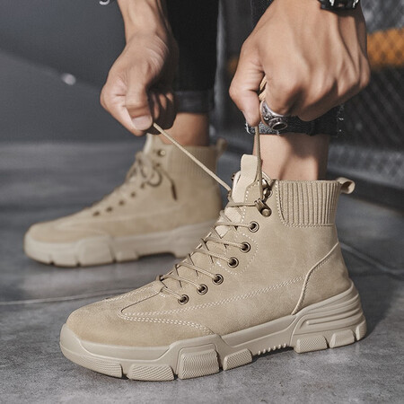 克 Male Boots Men's Shoes Autumn Winter New Leisure Shoes Men's British Wind Martin Boots Men's Thicks Handshable Shoes High Sales Shoes Male Trend Trend Trend Boots Male 2901 Sand 41 克 Male Boots Men's Shoes Autumn Winter New Leisure Shoes Men's British Wind Martin Boots Men's Thicks Handshable Shoes High Sales Shoes Male Trend Trend Trend Boots Male 2901 Sand 41