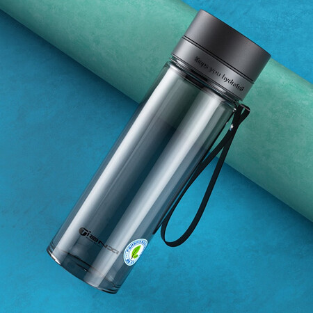 Tianxi TIANXI Plastic Cup Creative Transparent Handy Cup Large Capacity Outdoor Sports Travel Water Cup Portable Leakproof Tea Cup Gray 800ml Tianxi TIANXI Plastic Cup Creative Transparent Handy Cup Large Capacity Outdoor Sports Travel Water Cup Portable Leakproof Tea Cup Gray 800ml