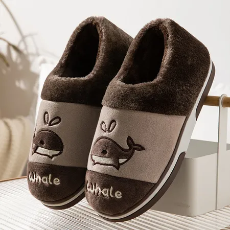 Elderly slippers with heel non-slip men's heel bag heel slippers with heel shoes confinement shoes non-slip household thick-soled warm winter slippers ladies bag heel dolphin coffee 42-43 suitable for 41-42 feet Elderly slippers with heel non-slip men's heel bag heel slippers with heel shoes confinement shoes non-slip household thick-soled warm winter slippers ladies bag heel dolphin coffee 42-43 suitable for 41-42 feet