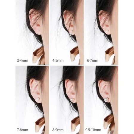 Jingrun Love Silver Inlaid Freshwater Pearl Earrings Classic White Round 6-7mm Fashion Birthday and New Year Gift for Girlfriend Jingrun Love Silver Inlaid Freshwater Pearl Earrings Classic White Round 6-7mm Fashion Birthday and New Year Gift for Girlfriend