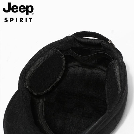 Jeep JEEP hat men's flat cap casual outdoor peaked cap travel sun hat A0146 black Jeep JEEP hat men's flat cap casual outdoor peaked cap travel sun hat A0146 black