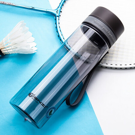 Tianxi TIANXI Plastic Cup Creative Transparent Handy Cup Large Capacity Outdoor Sports Travel Water Cup Portable Leakproof Tea Cup Gray 800ml Tianxi TIANXI Plastic Cup Creative Transparent Handy Cup Large Capacity Outdoor Sports Travel Water Cup Portable Leakproof Tea Cup Gray 800ml