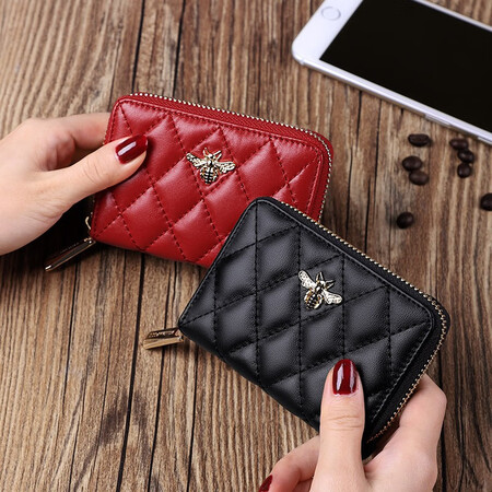 Emperor Paul POLO small card bag female bank card card bag business card holder female fashion wild casual small coin purse card holder black Emperor Paul POLO small card bag female bank card card bag business card holder female fashion wild casual small coin purse card holder black