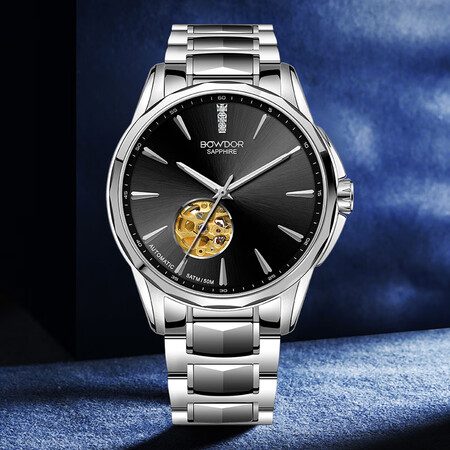Bao Ruo BOWDOR watch men's handed down series-bullish men imported automatic hollow mechanical movement men's watch waterproof luminous brand national watch classic men's BD:88125G-PPBP Bao Ruo BOWDOR watch men's handed down series-bullish men imported automatic hollow mechanical movement men's watch waterproof luminous brand national watch classic men's BD:88125G-PPBP