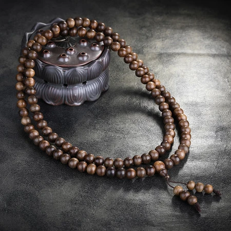 Shiyue Jewelry Agarwood Bracelets 108 Wenwan Buddha Beads Agarwood Bracelet Rosary Beads Jewelry Men's and Women's Wooden Bracelet Handle 8mm Shiyue Jewelry Agarwood Bracelets 108 Wenwan Buddha Beads Agarwood Bracelet Rosary Beads Jewelry Men's and Women's Wooden Bracelet Handle 8mm