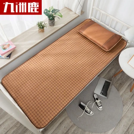 Jiuzhou Deer Mat Student Dormitory Rattan Mat 0.9m Bed Single Summer Mat Two-piece Set Folding Rattan Mat Air Conditioning Mat Jiuzhou Deer Mat Student Dormitory Rattan Mat 0.9m Bed Single Summer Mat Two-piece Set Folding Rattan Mat Air Conditioning Mat