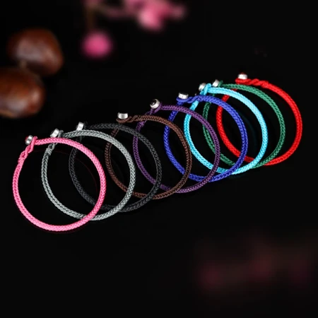 Xiaorui rope decorated with hand-made natal year red rope female hand-woven rope ancient style bracelet couple simple fine section small fresh hand rope girlfriends student anklet natal year birthday gift for friends rope buckle red Xiaorui rope decorated with hand-made natal year red rope female hand-woven rope ancient style bracelet couple simple fine section small fresh hand rope girlfriends student anklet natal year birthday gift for friends rope buckle red