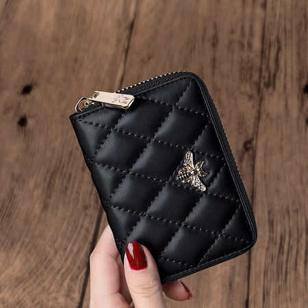 Emperor Paul POLO small card bag female bank card card bag business card holder female fashion wild casual small coin purse card holder black Emperor Paul POLO small card bag female bank card card bag business card holder female fashion wild casual small coin purse card holder black