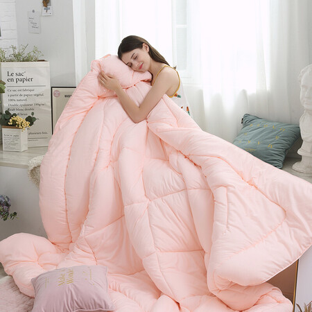 Mercury home textile quilt winter quilt thickened quilt core antibacterial seven-hole double space quilt student dormitory quilt 200*230cm Mercury home textile quilt winter quilt thickened quilt core antibacterial seven-hole double space quilt student dormitory quilt 200*230cm