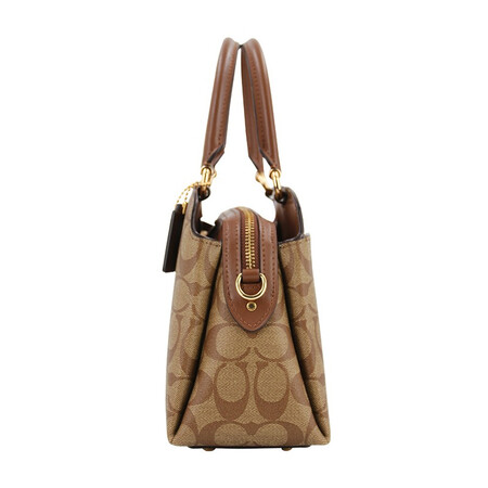 Coach COACH Luxury Ms. Ms. Women's Messenger Messenger Light Brown PVC 91494 IME74 Coach COACH Luxury Ms. Ms. Women's Messenger Messenger Light Brown PVC 91494 IME74