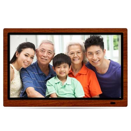 Leshilia 13.3-inch IPS high-resolution 1920*1080 full-view high-definition digital photo frame home electronic photo album table commercial display 13.3-inch cherry wood grain free 32G U disk Leshilia 13.3-inch IPS high-resolution 1920*1080 full-view high-definition digital photo frame home electronic photo album table commercial display 13.3-inch cherry wood grain free 32G U disk