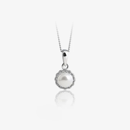 Pirate ship pirateship necklace female S925 silver freshwater pearl female necklace pendant simple and versatile collarbone chain Pirate ship pirateship necklace female S925 silver freshwater pearl female necklace pendant simple and versatile collarbone chain